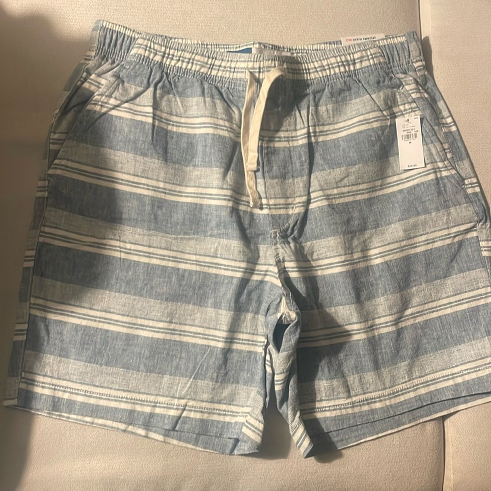 New Linen Blend Shorts